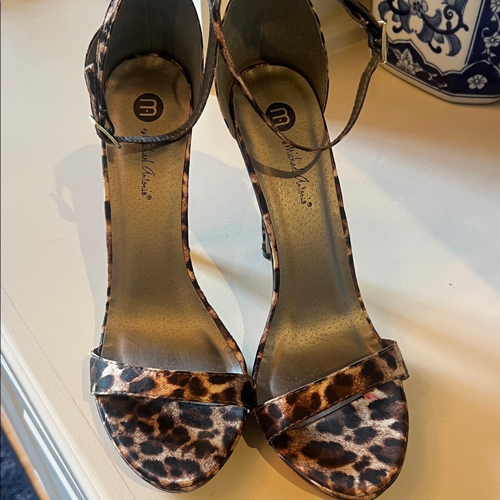 Michael Antonio Animal Print Heels